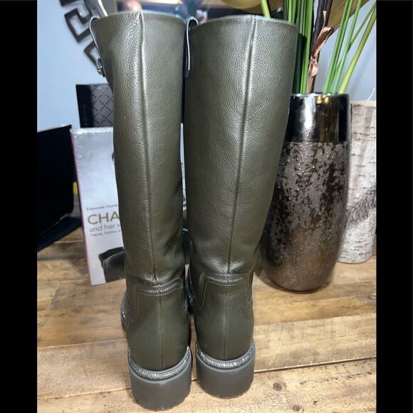 Rene Caovilla Moto Combat Boots - Picture 5 of 10